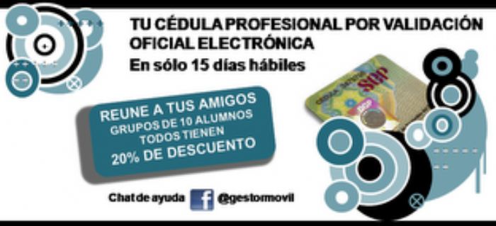 CEDULA PROFESIONAL POR VALIDACIÓN ELECTRÓNICA
